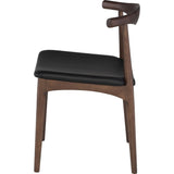 Nuevo Saal Dining Chair | Black Matte