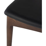 Nuevo Saal Dining Chair | Black Matte