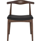 Nuevo Saal Dining Chair | Black Matte