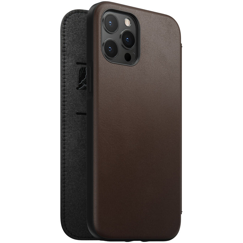 Nomad Rugged Folio Leather Case iPhone 12 Pro Max