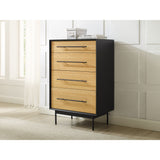 Greenington Santa Cruz 4 Drawer High Chest | Wheat