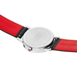 Mondaine Classic 36 mm Day Date Watch | St. Steel Polished / White