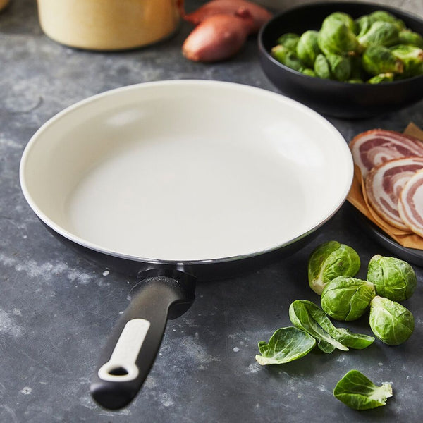 Greenpan Rio Ceramic Nonstick 10" Open Frypan | Black