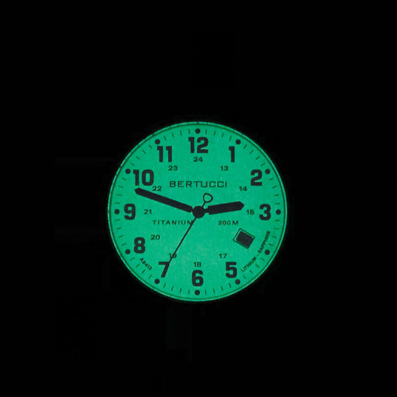 Bertucci A-2T Super Classic Luminous Watch | Super Luminous Dial/Nylon Band