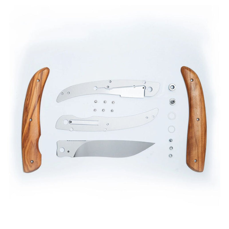 BOLDR The Woodsman I Utility Knife | M390 Steel Blade with Olive Wood Handle