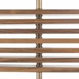 Sonder Living Spiral Walnut Chandelier | 120V