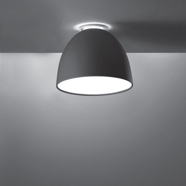 Artemide Nur Mini Max Ceiling Light | 100W E26 Grey 120V UL