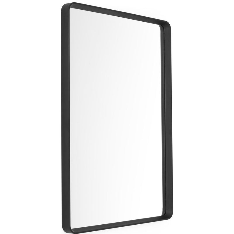 Menu Design Norm Rectangular Wall Mirror | Black