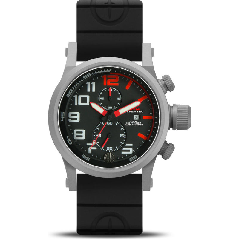 MTM Special Ops Hypertec Chronograph 2A | Grey/Red/Black Rubber II
