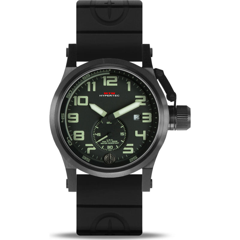 MTM Special Ops Hypertec Chronograph 1A Watch | Black/Black/Black Rubber II