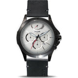 MTM Special Ops 42 Oconus Watch | Black/Silver I/Leather Black