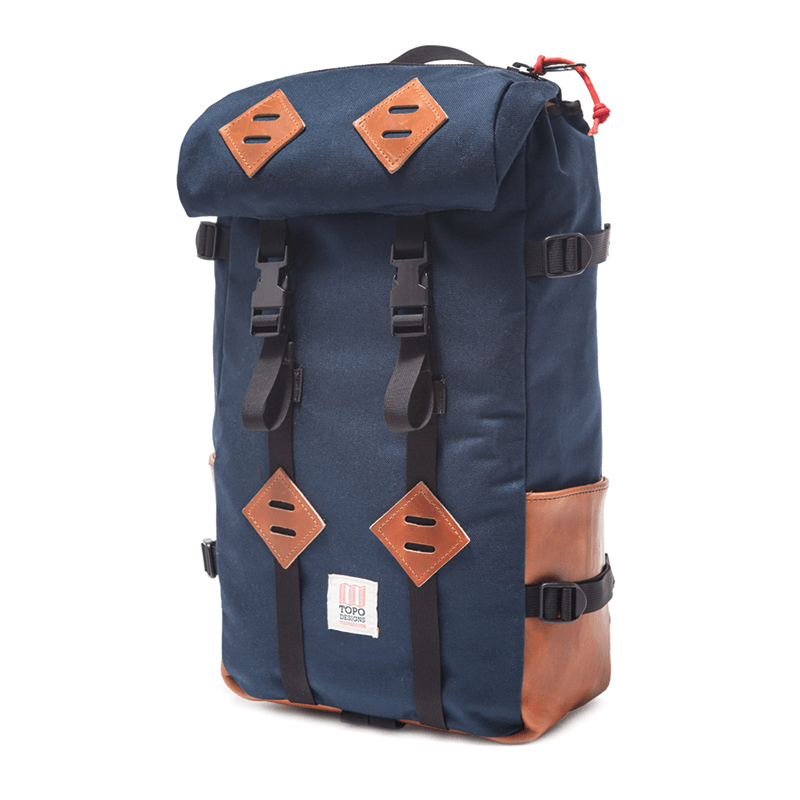 Topo Designs Klettersack Backpack Navy/Leather