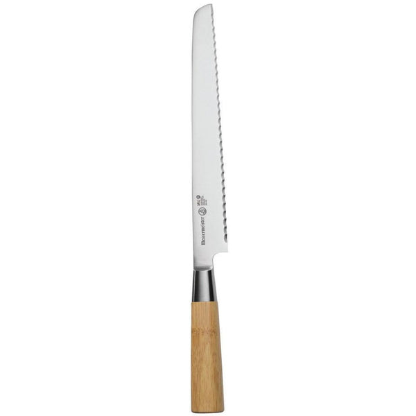 Messermeister Mu Bamboo Scalloped Bread Knife | 8.75"
