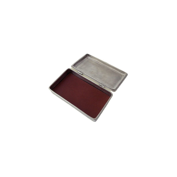 Match Rectangle Lidded Box with Leather | No Divider