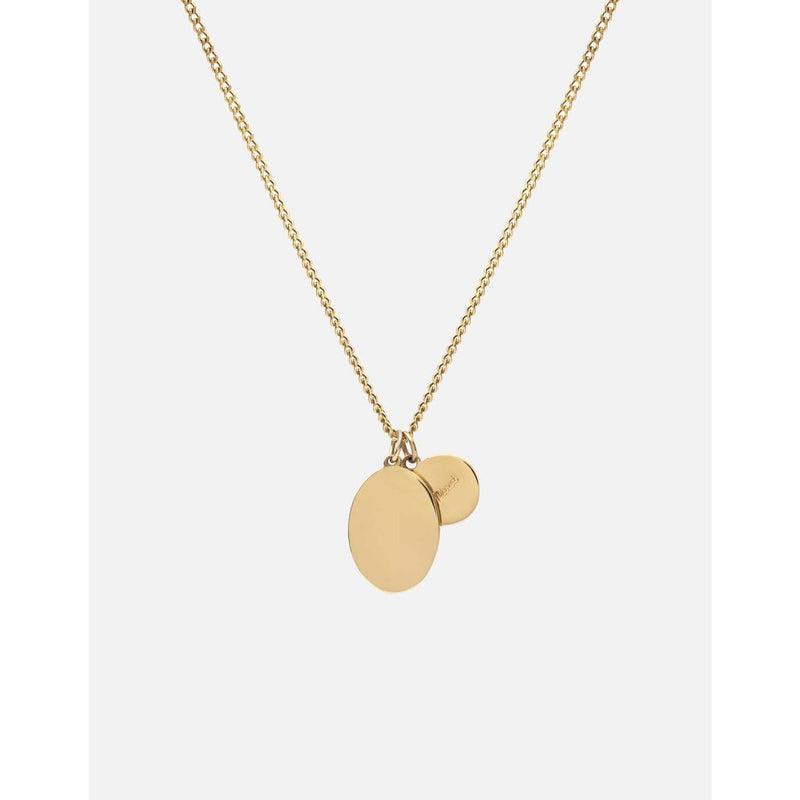 Miansai Mini Dove Pendant Necklace, Gold Vermeil | Polished Gold