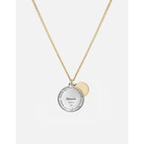 Miansai Test Of Time Pendant Necklace, Gold Vermeil | Polished Gold