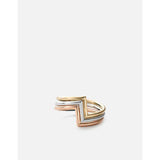 Miansai Arch Ring Set | Gold/Rose/Silver