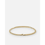 Miansai 3Mm Id Chain Bracelet, Gold Vermeil | Small Polished Gold