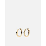 Miansai Aeri Huggie Earrings | Pair 14K Yellow Gold / Polished Gold