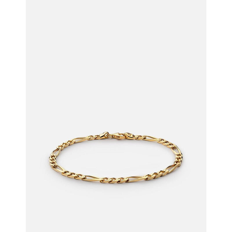 Miansai 3Mm Figaro Chain Bracelet, Gold Vermeil | Polished Gold