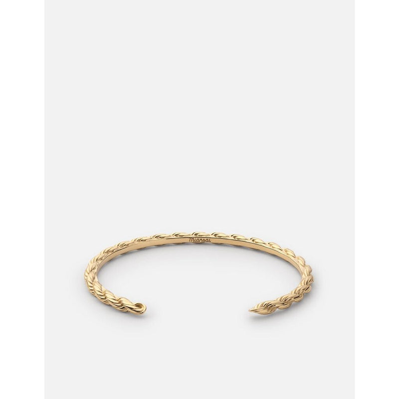 Miansai Rope Chain Cuff, Gold Vermeil | Polished Gold