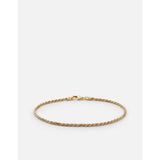 Miansai 1.8Mm Rope Chain Bracelet, Gold Vermeil | Polished Gold
