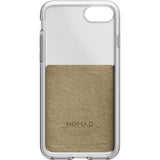 Nomad Clear Case iPhone 7/8 | Clear/Horween Brown Leather