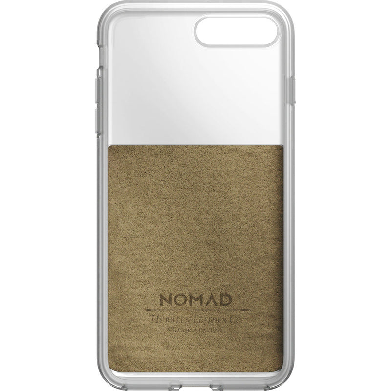 Nomad Case for iPhone 7/8 Plus | Clear/Horween Brown Leather