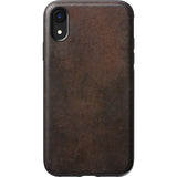 Nomad Case iPhone XR | Rustic Brown Rugged Leather
