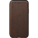 Hello Nomad Folio Leather Case for iPhone X | Rustic Brown NM21FROHOO