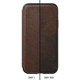 Hello Nomad Folio Leather Case for iPhone X | Rustic Brown NM21FROHOO