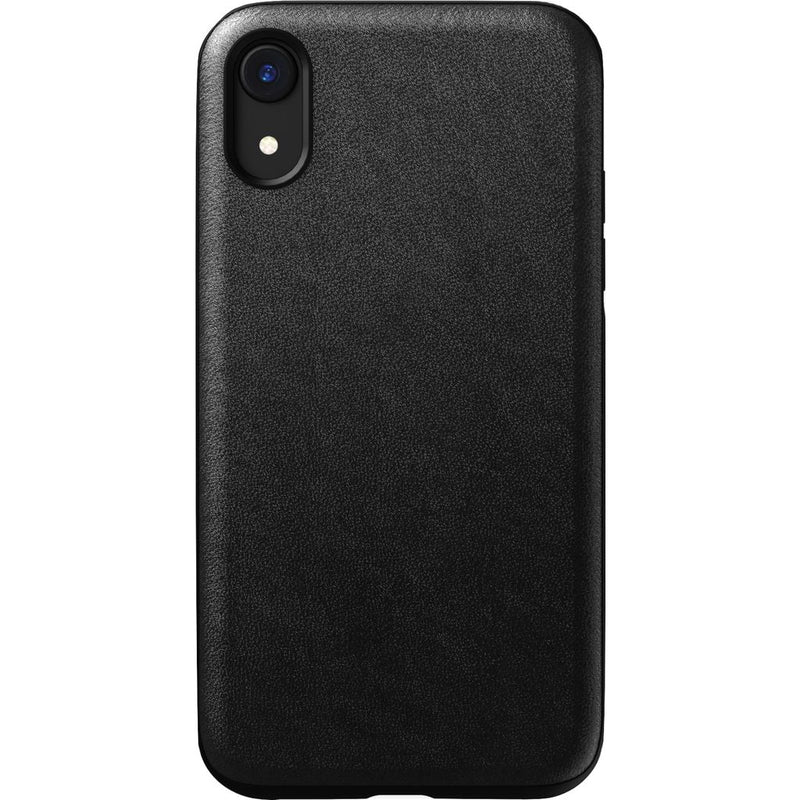 Nomad Rugged Leather iPhone XR Case| Black- NM21Q10000