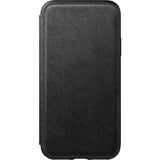 Nomad Folio Case for iPhone X/XS | Black Rugged Leather