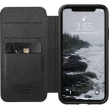 Nomad Folio Case for iPhone X/XS | Black Rugged Leather