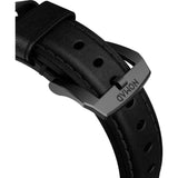 Hello Nomad Traditional Apple Watch Strap | Black Hardware / Black Leather NM1A41BT00