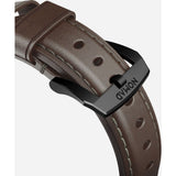 Nomad Traditional Apple Watch Strap | Black Hardware / Brown Leather