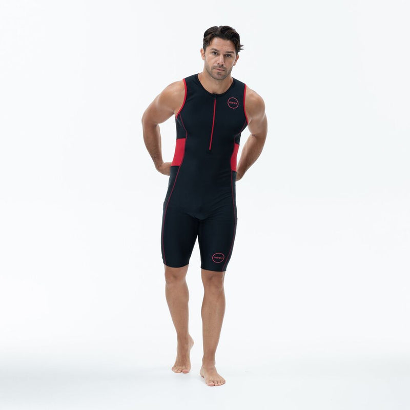 Zone3 Men's Activate Trisuit | Black/Red