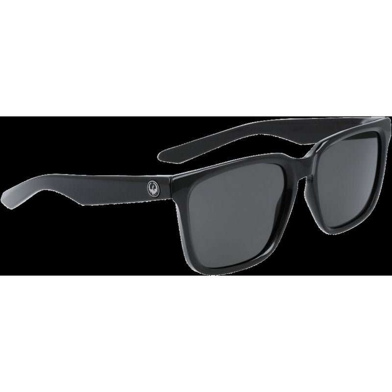Dragon Baile Sport Sunglasses Matte Charcoal Lime - LL Smoke
