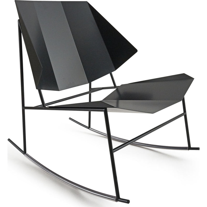 Atipico Terra Rocking Chair | Black Gray 8892
