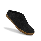 Glerups The Slip-On with Natural Rubbery Sole | Honey Charcoal