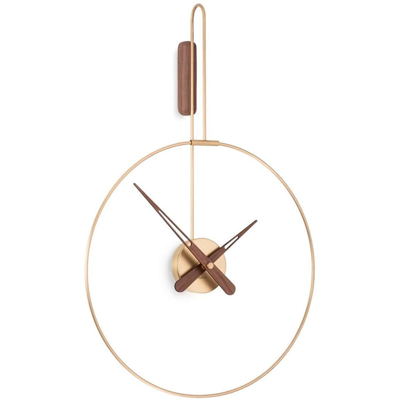 Nomon Mini Daro Clock | Micro Dargo, Hands In Walnut Wood