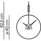 Nomon Mini Daro Clock | Micro Dargo, Hands In Walnut Wood