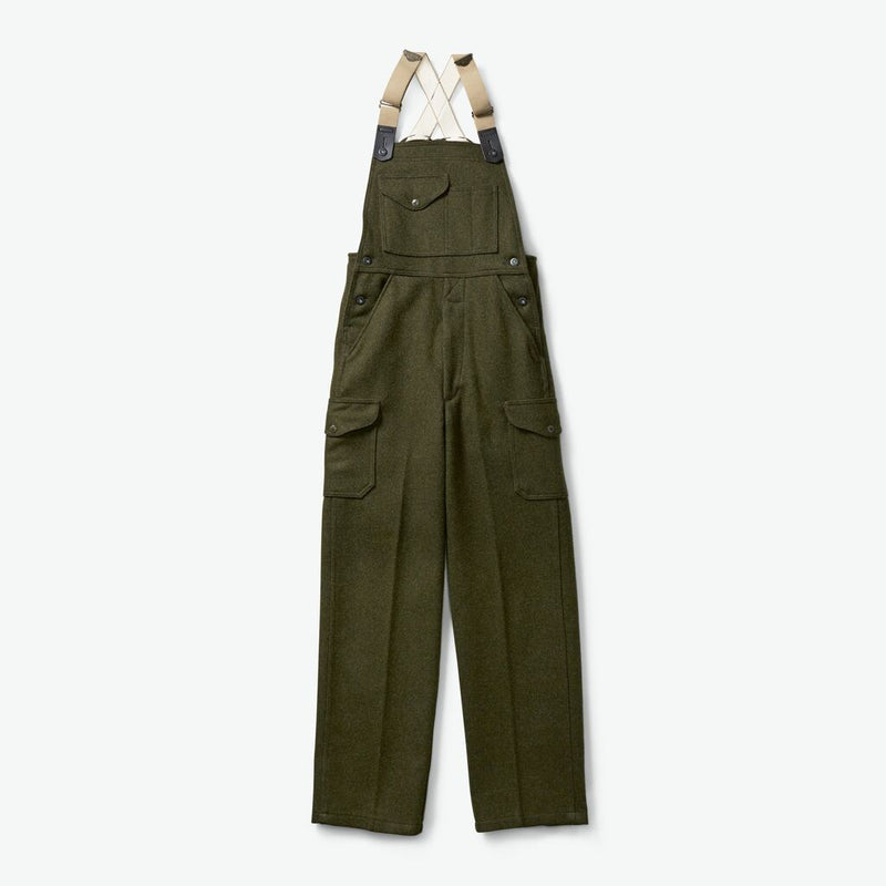 Filson Mackinaw Wool Bibs | Forest Green