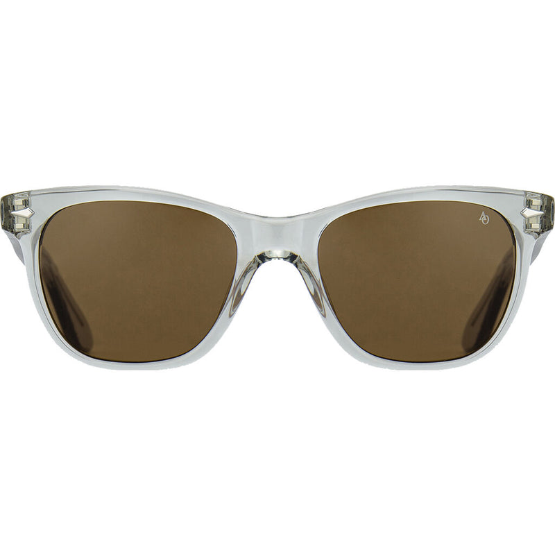 American Optical Eyewear Saratoga Sunglasses | Gray Crystal/Brown Nylon