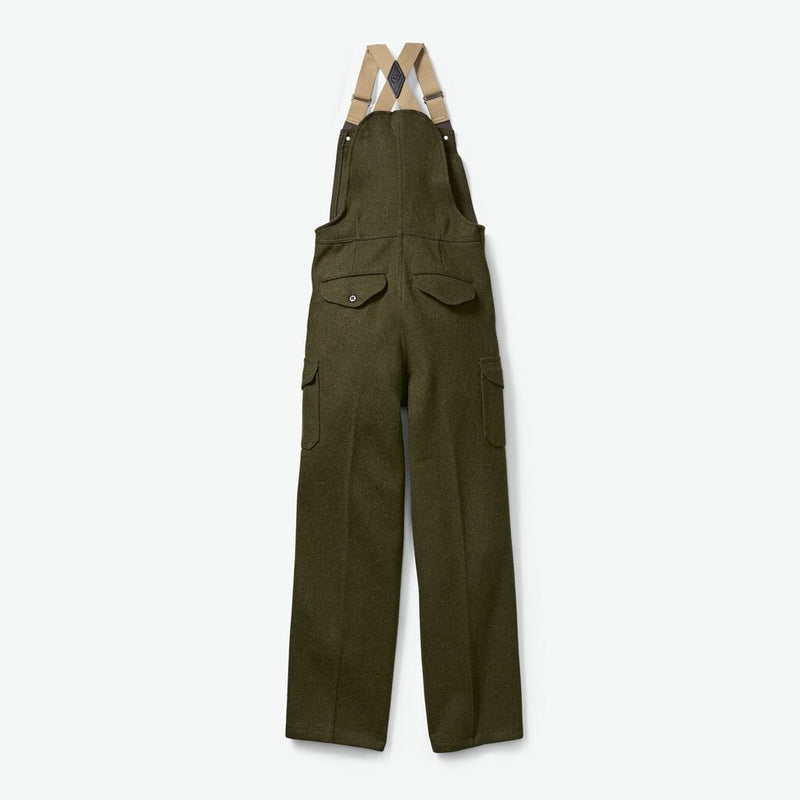 Filson Mackinaw Wool Bibs | Forest Green