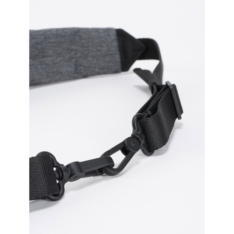 Cote & Ciel Adda Zippered Shoulder Strap | Eco Yarn/Black Melange