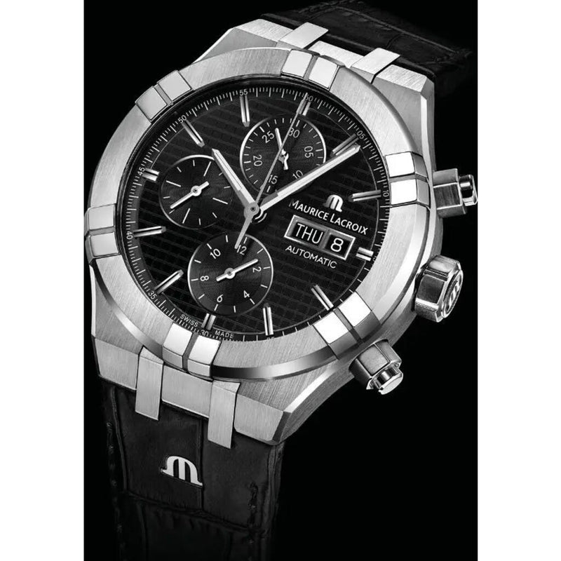 Maurice Lacroix AIKON Automatic Chronograph 44mm | Stainless Steel Case & Strap