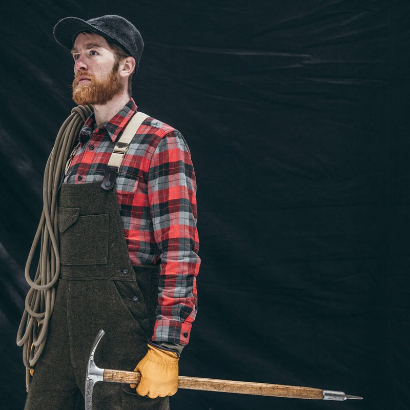 Filson Mackinaw Wool Bibs | Forest Green