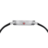 Mondaine Classic 36 mm Watch | St. Steel Brushed / White