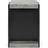 TemaHome Klaus Side Table | Concrete Color / Pure Black 9000.627804
